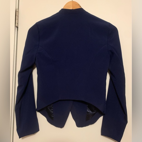 Super CUTE royal navy blue short blazer Spacegirl jacket with tails long sleeve - Picture 3 of 12